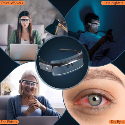 LED Eye Red Light Therapy Eye Care Device - Can Relieve Eye Fatigue And Dark Circles. The Transparent Panel Allows For Use Anytime And Anywhere .