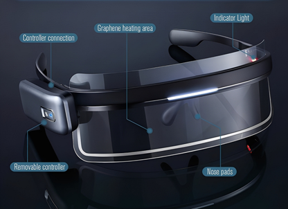 LED Eye Red Light Therapy Eye Care Device - Can Relieve Eye Fatigue And Dark Circles. The Transparent Panel Allows For Use Anytime And Anywhere .